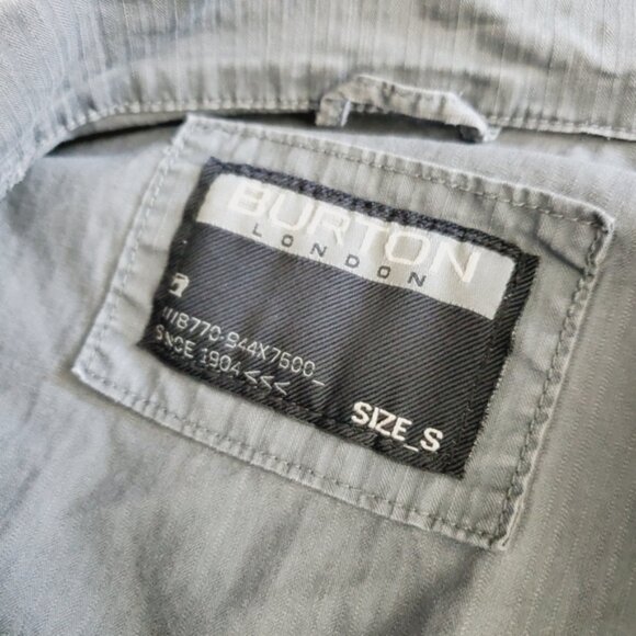 Burton London Y2K 2000s Aviator Military Urban Street Vintage Utility Jacket S - Picture 7 of 12
